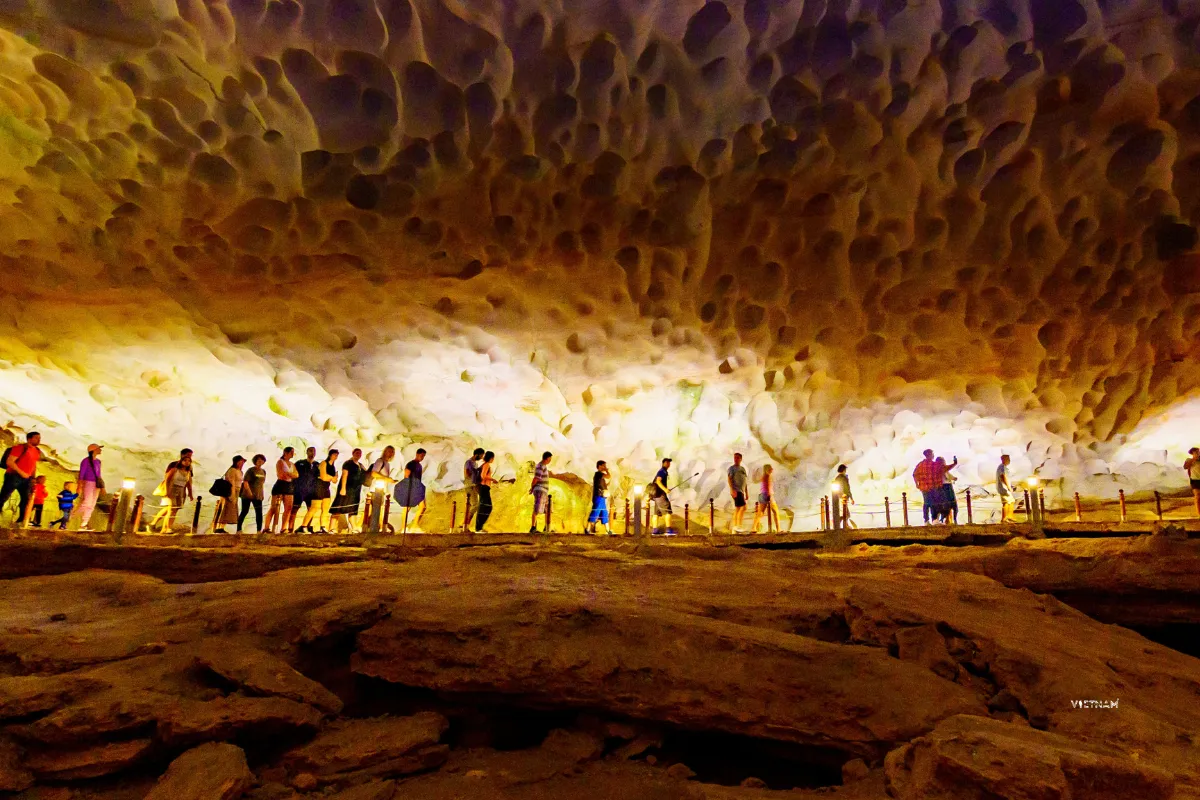 Halong Bay 1 Day Cruise | Perfect Tour to Explore Vietnam’s Iconic Bay Halong Bay 1 day cruise tour exploring Sung Sot Cave interior