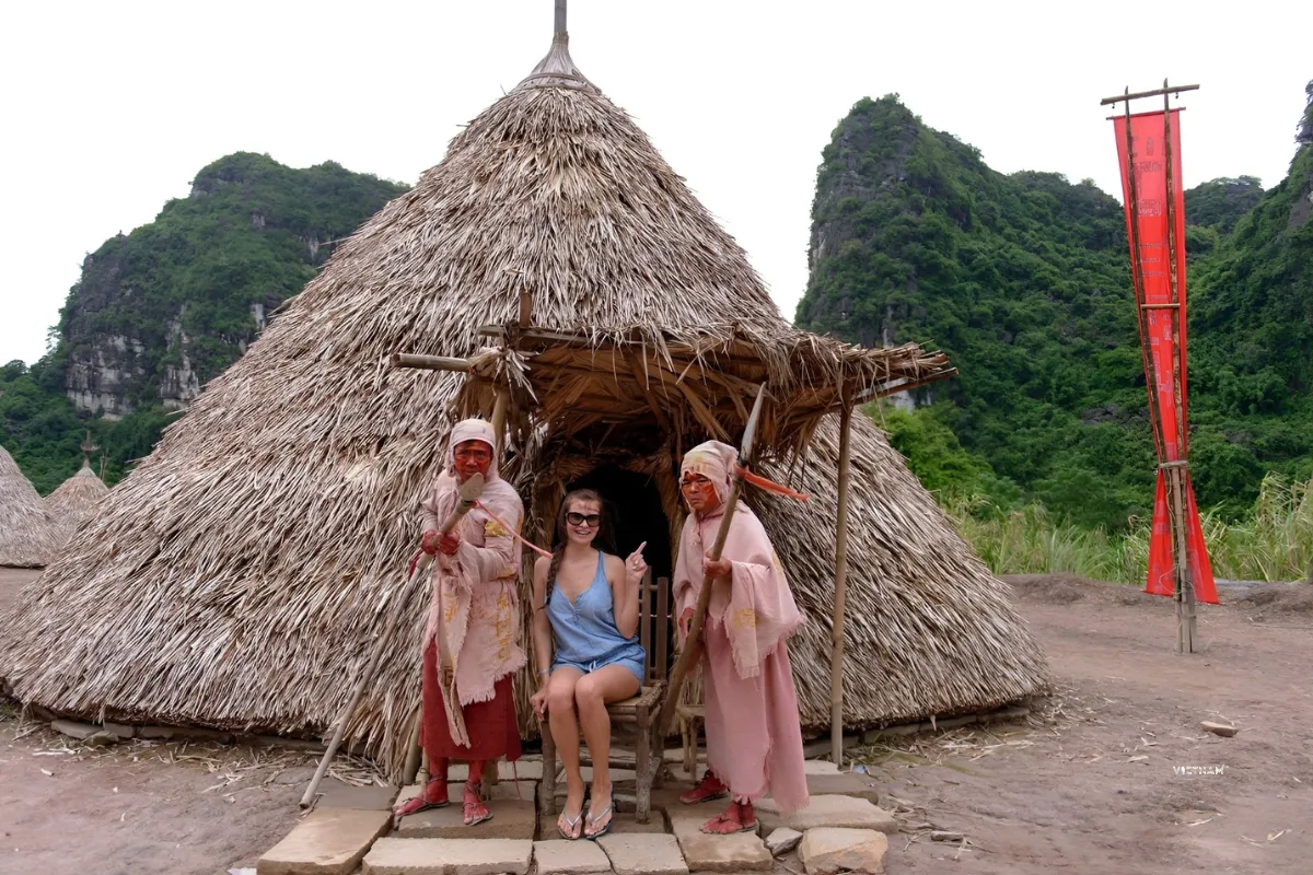 Exclusive Hanoi to Ninh Binh Day Tour: Incense Village & Trang An Boat King Kong Island limestone formation in Trang An