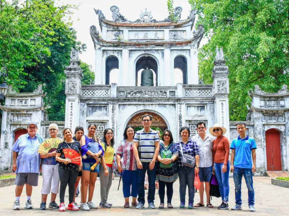 Temple of Literature historic site in Hanoi