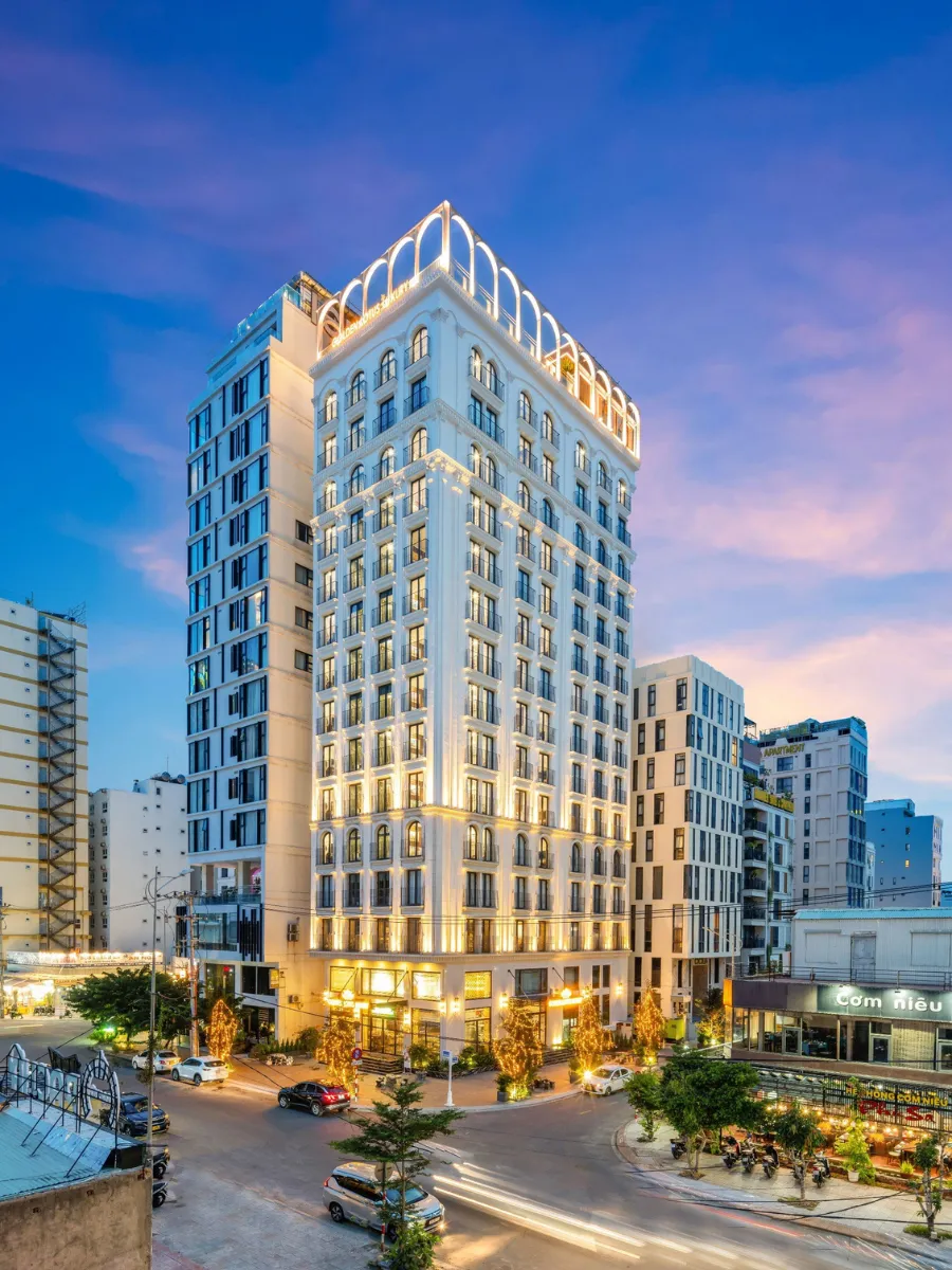 Luxury five-star hotel with ocean view in Da Nang Vietnam